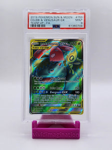 Celebi & Venusaur GX 159/181 (PSA 9) - All the best items from Vivid Imagination Cards and Collectibles - Just $29.99! Shop now at Vivid Imagination Cards and Collectibles