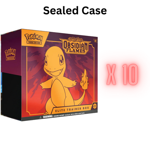 Obsidian Flames ETB Sealed Case - All the best items from pokemon - Just $324.99! Shop now at Vivid Imagination Cards and Collectibles