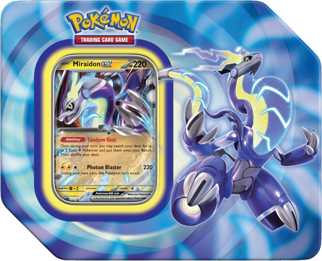 Paldea Legends tin - All the best items from pokemon - Just $18.99! Shop now at Vivid Imagination Cards and Collectibles