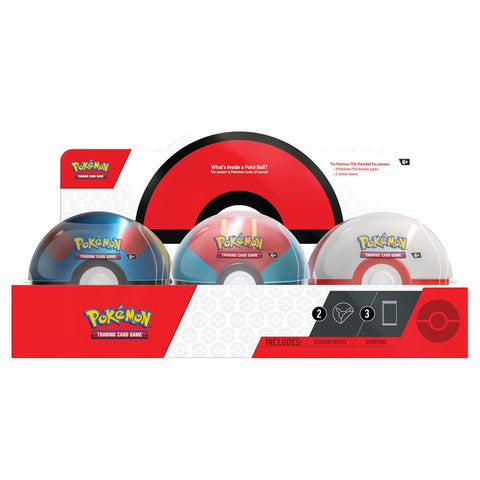 Poké Ball Tin (Q3 2023) - All the best items from pokemon - Just $11.99! Shop now at Vivid Imagination Cards and Collectibles
