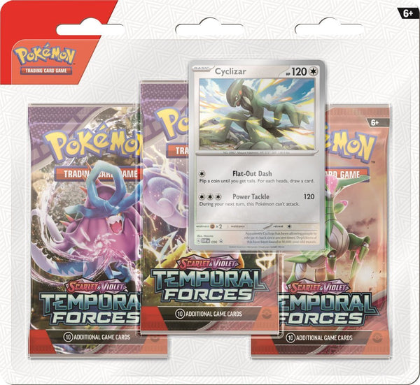 Temporal Forces 3 pack Blister - All the best items from pokemon - Just $11.49! Shop now at Vivid Imagination Cards and Collectibles