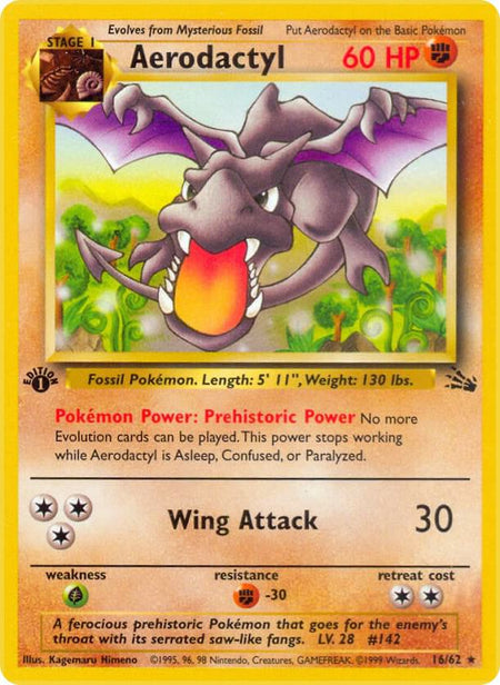 Aerodactyl (16/62) (FO) (Unlimited)