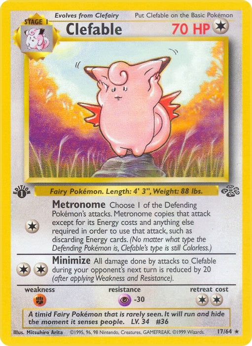 Clefable (17) (17/64) (JU)
