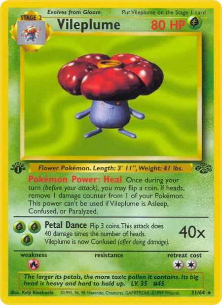 Vileplume (31/64) (JU) (Unlimited)