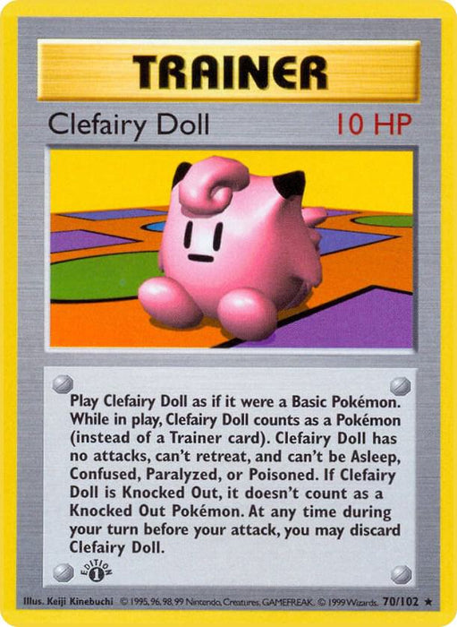 Clefairy Doll (070/102) (BSS) (Unlimited)