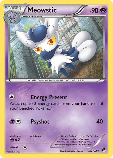 Meowstic (59/122) (BKP) (Reverse Holofoil)