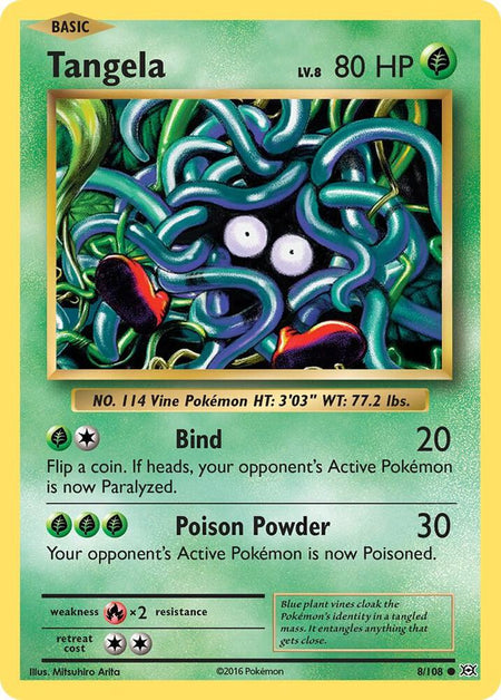 Tangela (8/108) (EVO) (Reverse Holofoil)