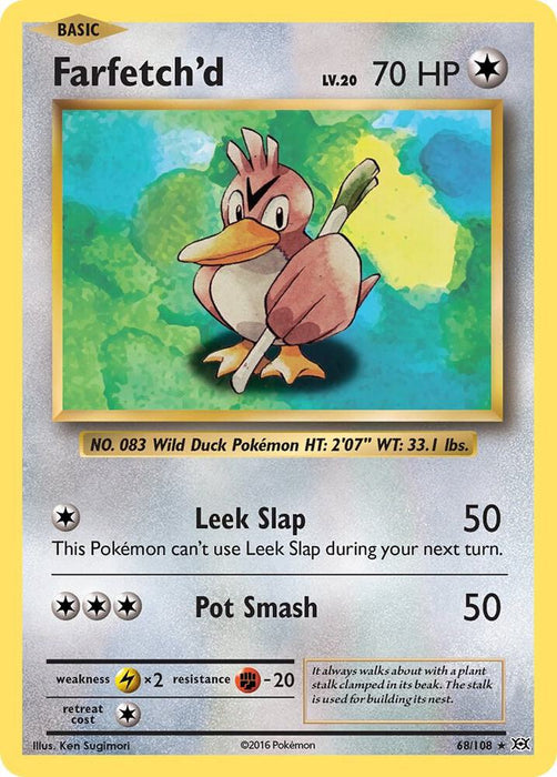 Farfetch'd (68/108) (EVO) (Reverse Holofoil)