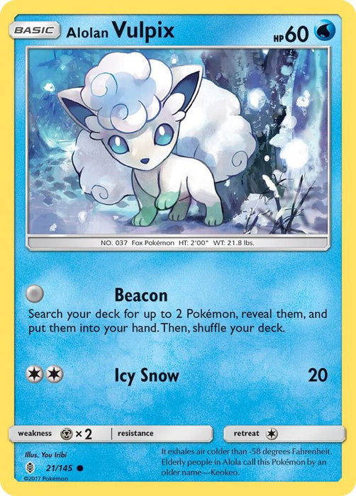Alolan Vulpix (21/145) (SM02)