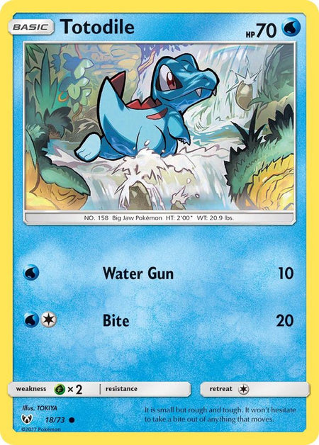 Totodile (18/73) (SHL) (Reverse Holofoil)