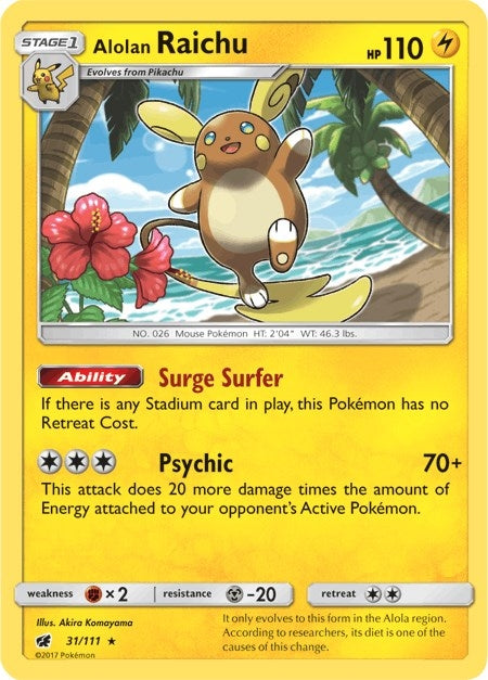 Alolan Raichu (31/111) (SM04)