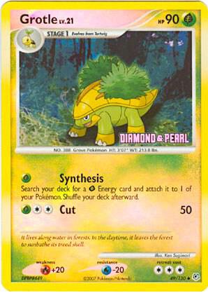 Grotle - [Diamond & Pearl] (049/130) (BKP) (Reverse Holofoil)