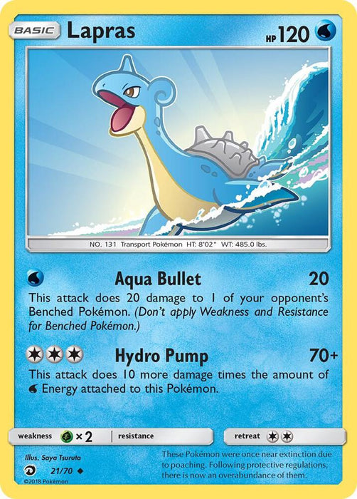 Lapras (21/70) (DRM) (Reverse Holofoil)