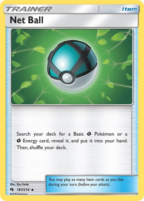 Net Ball (187/214) (SM8) (Reverse Holofoil)