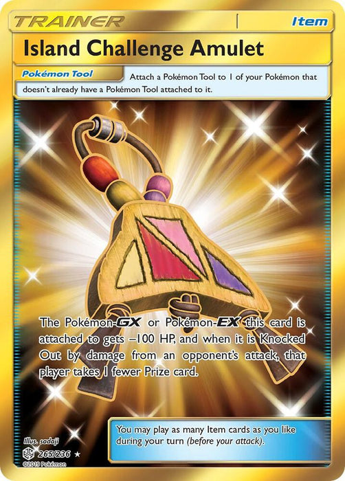 Island Challenge Amulet (Secret) (265/236) (SM12)