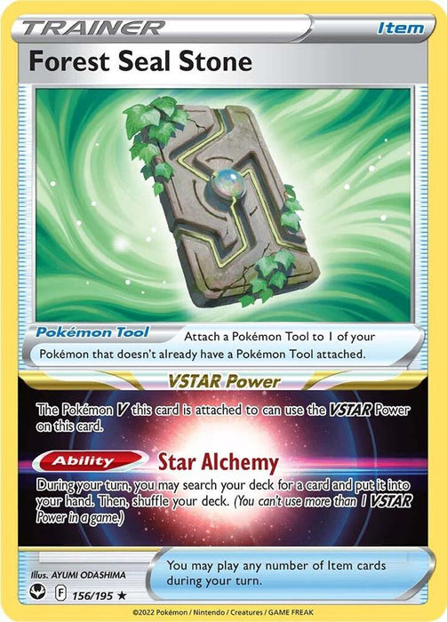 Forest Seal Stone 156/195 - All the best items from Vivid Imagination Cards and Collectibles - Just $12.99! Shop now at Vivid Imagination Cards and Collectibles