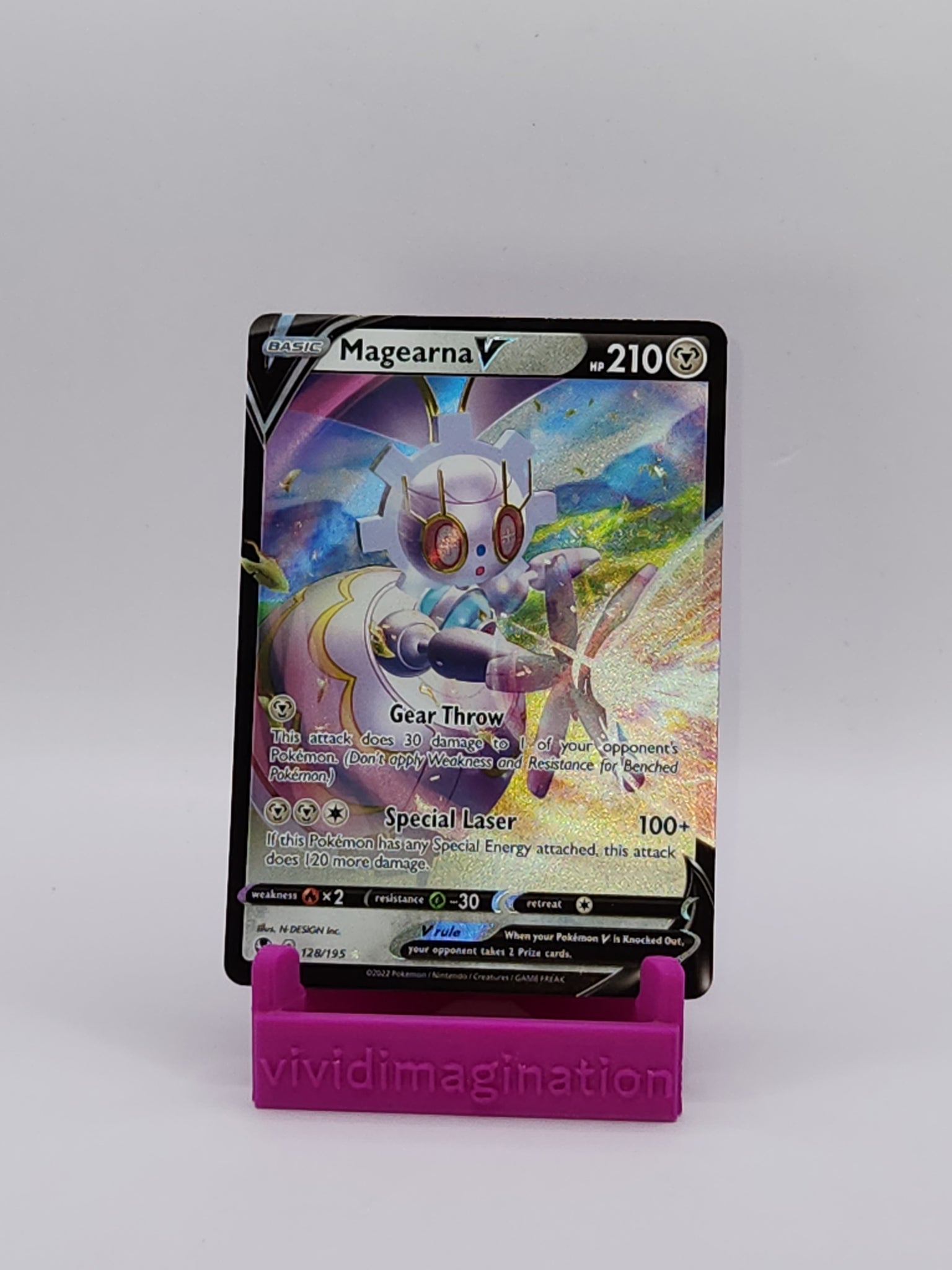 Magearna V 128/195 - All the best items from Vivid Imagination Cards and Collectibles - Just $0.75! Shop now at Vivid Imagination Cards and Collectibles