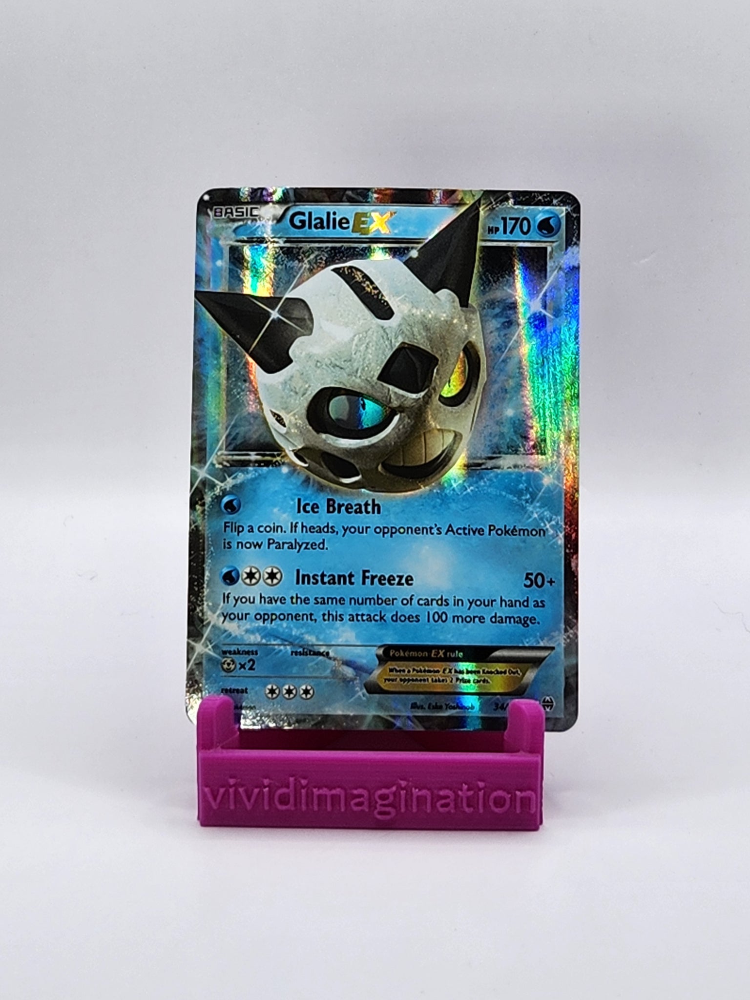 Glalie EX 34/162 - All the best items from Vivid Imagination Cards and Collectibles - Just $0.99! Shop now at Vivid Imagination Cards and Collectibles