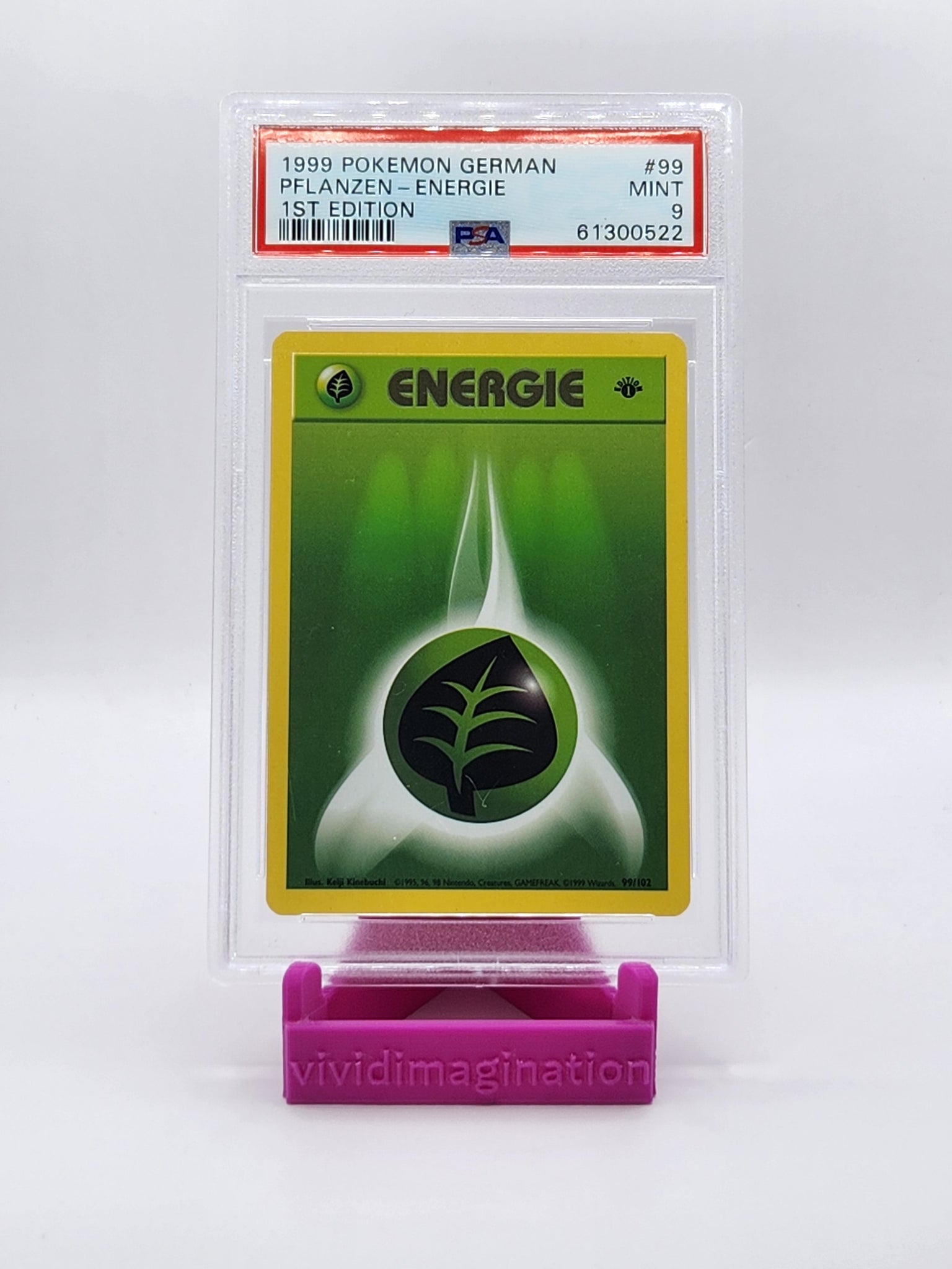 Grass Energy 1st Ed. (German) (PSA 9) - All the best items from Vivid Imagination Cards and Collectibles - Just $14.99! Shop now at Vivid Imagination Cards and Collectibles