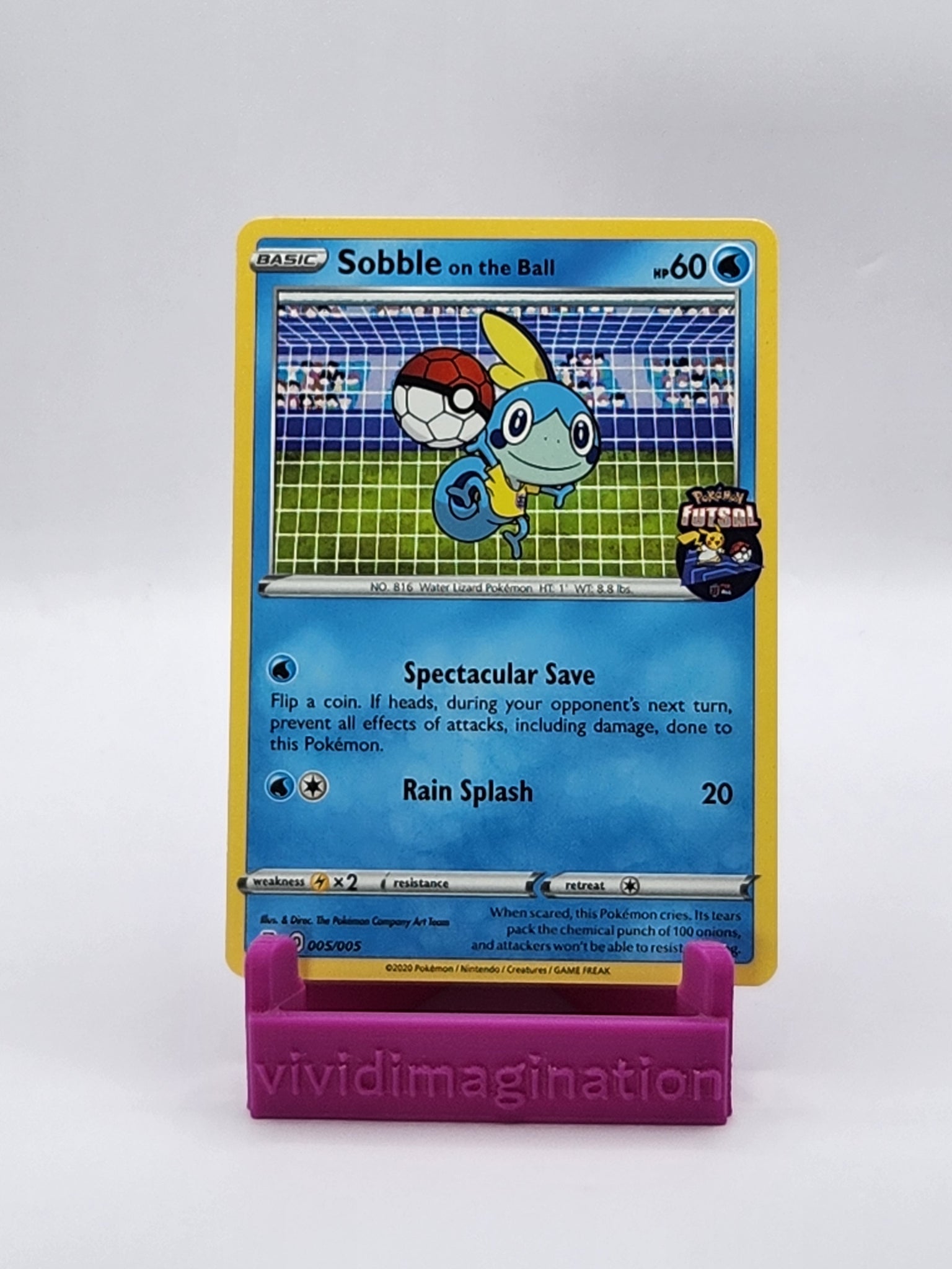 Sobble on the Ball 005/005 - All the best items from Vivid Imagination Cards and Collectibles - Just $44.99! Shop now at Vivid Imagination Cards and Collectibles