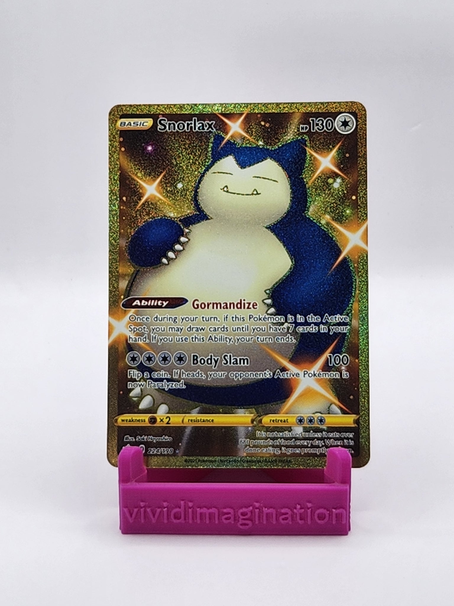 Snorlax 224/198 (Secret) - All the best items from Vivid Imagination Cards and Collectibles - Just $75.99! Shop now at Vivid Imagination Cards and Collectibles
