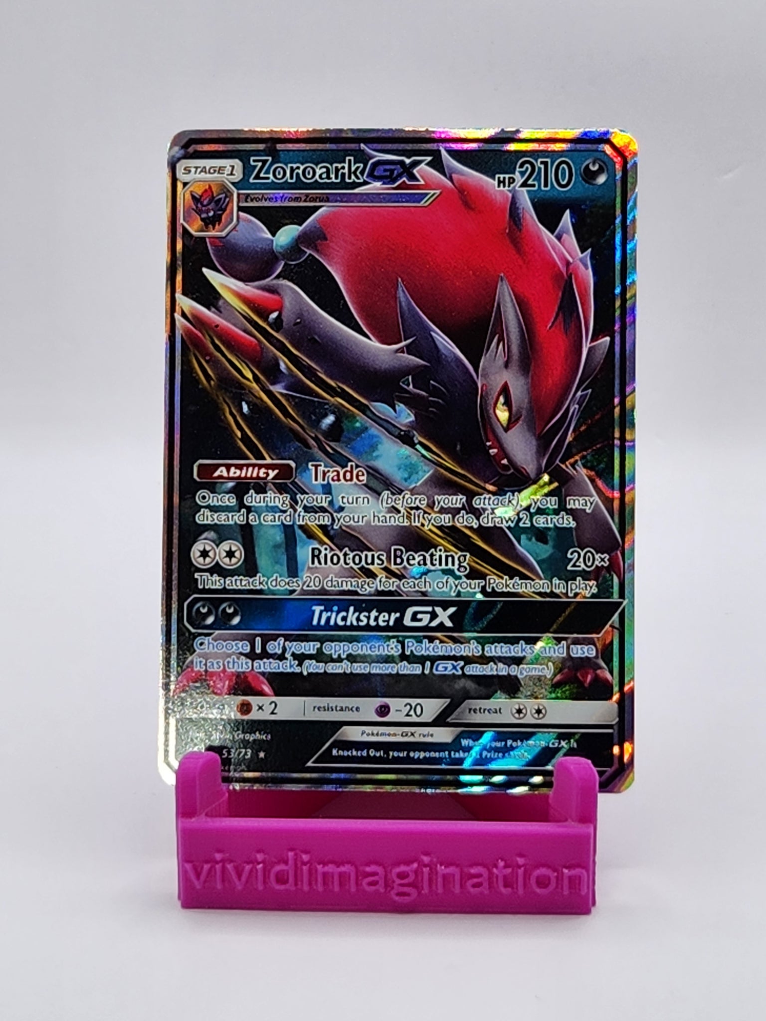 Zoroark GX 53/73 - All the best items from Vivid Imagination Cards and Collectibles - Just $2.99! Shop now at Vivid Imagination Cards and Collectibles