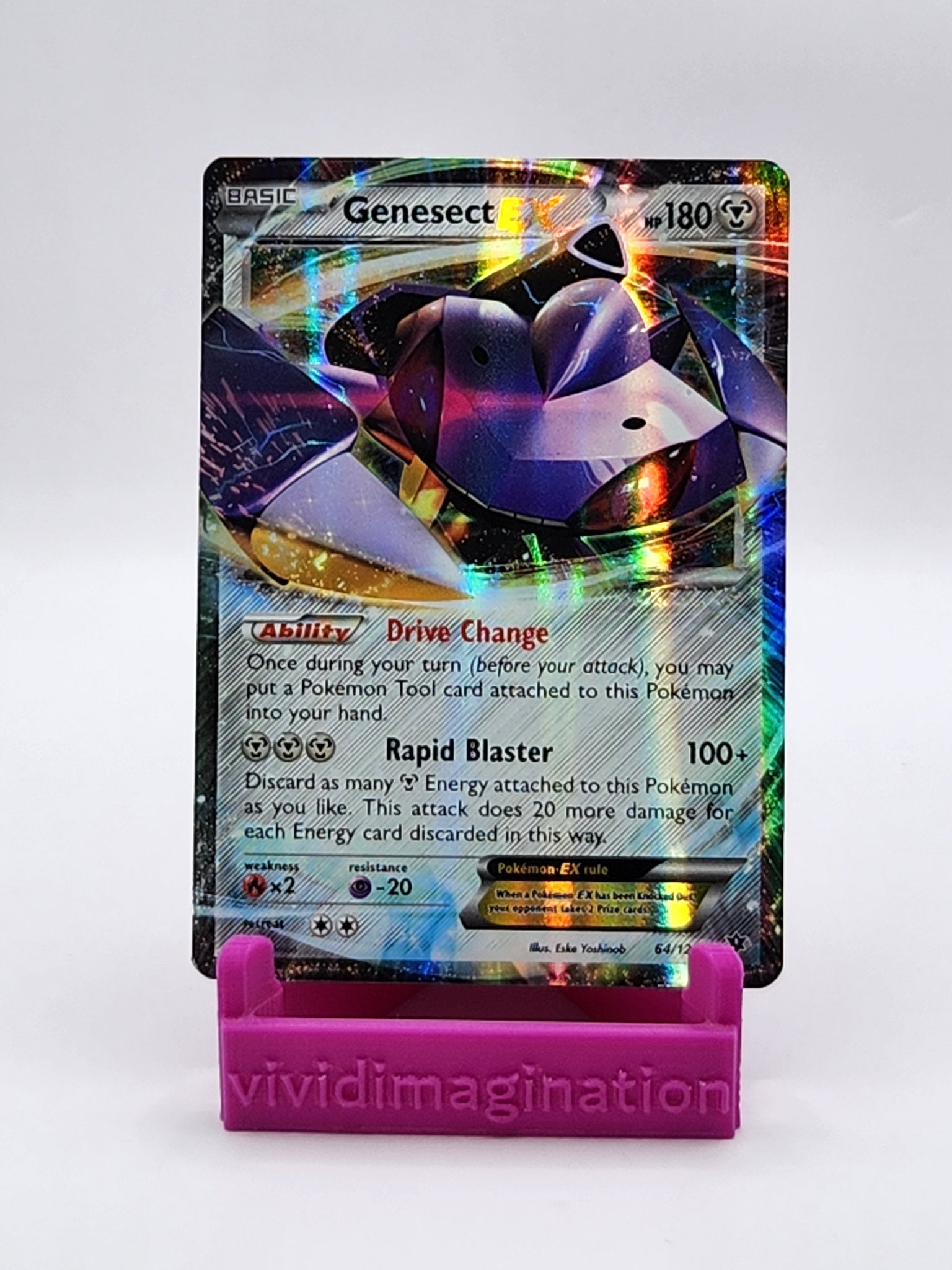Genesect EX 64/124 - All the best items from Vivid Imagination Cards and Collectibles - Just $2.15! Shop now at Vivid Imagination Cards and Collectibles