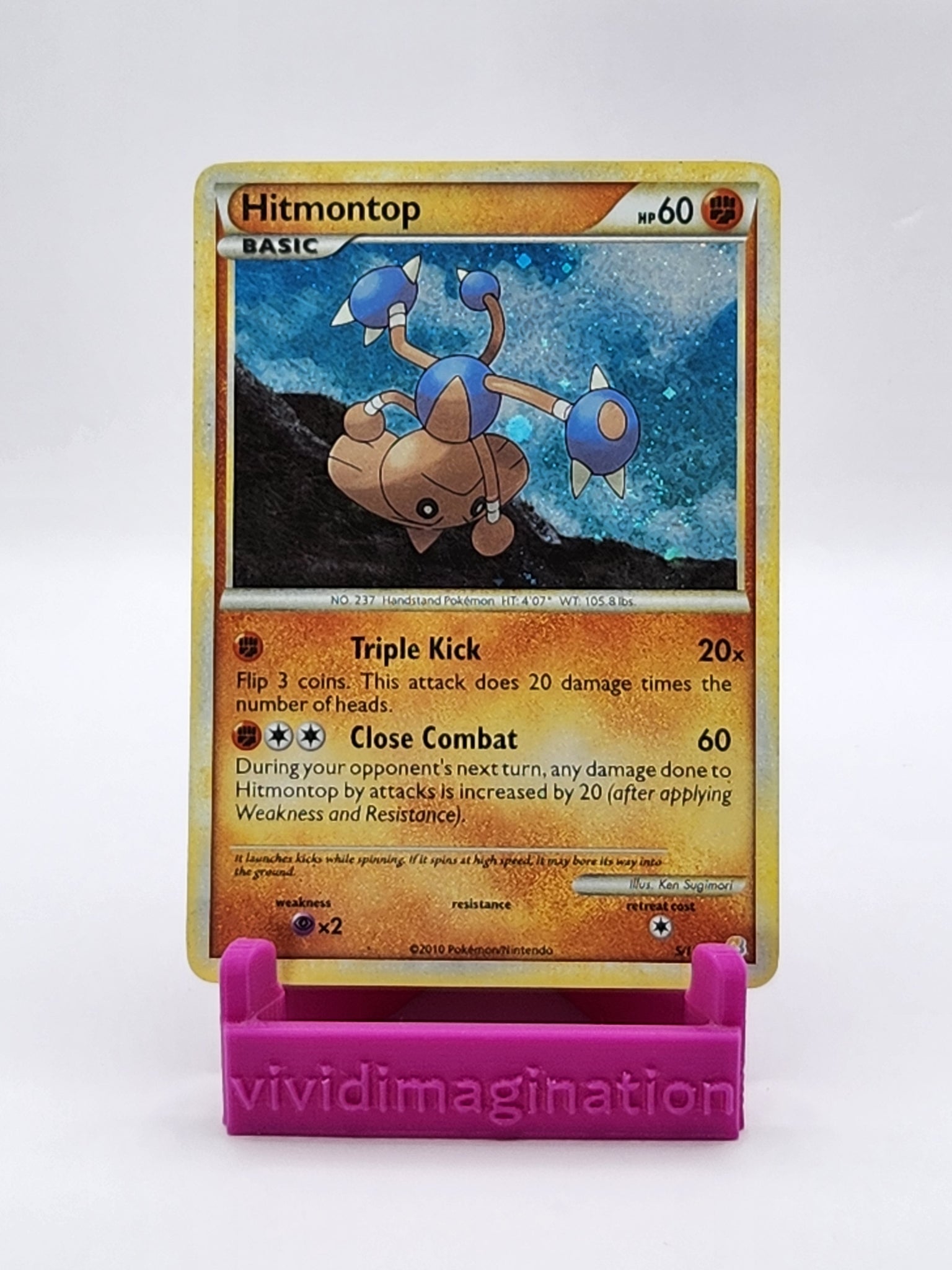 Hitmontop 5/123 - All the best items from Vivid Imagination Cards and Collectibles - Just $2.99! Shop now at Vivid Imagination Cards and Collectibles