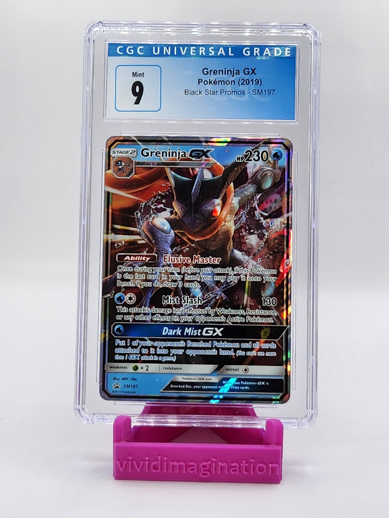 Greninja GX SM197 (CGC 9) - All the best items from Vivid Imagination Cards and Collectibles - Just $17.99! Shop now at Vivid Imagination Cards and Collectibles
