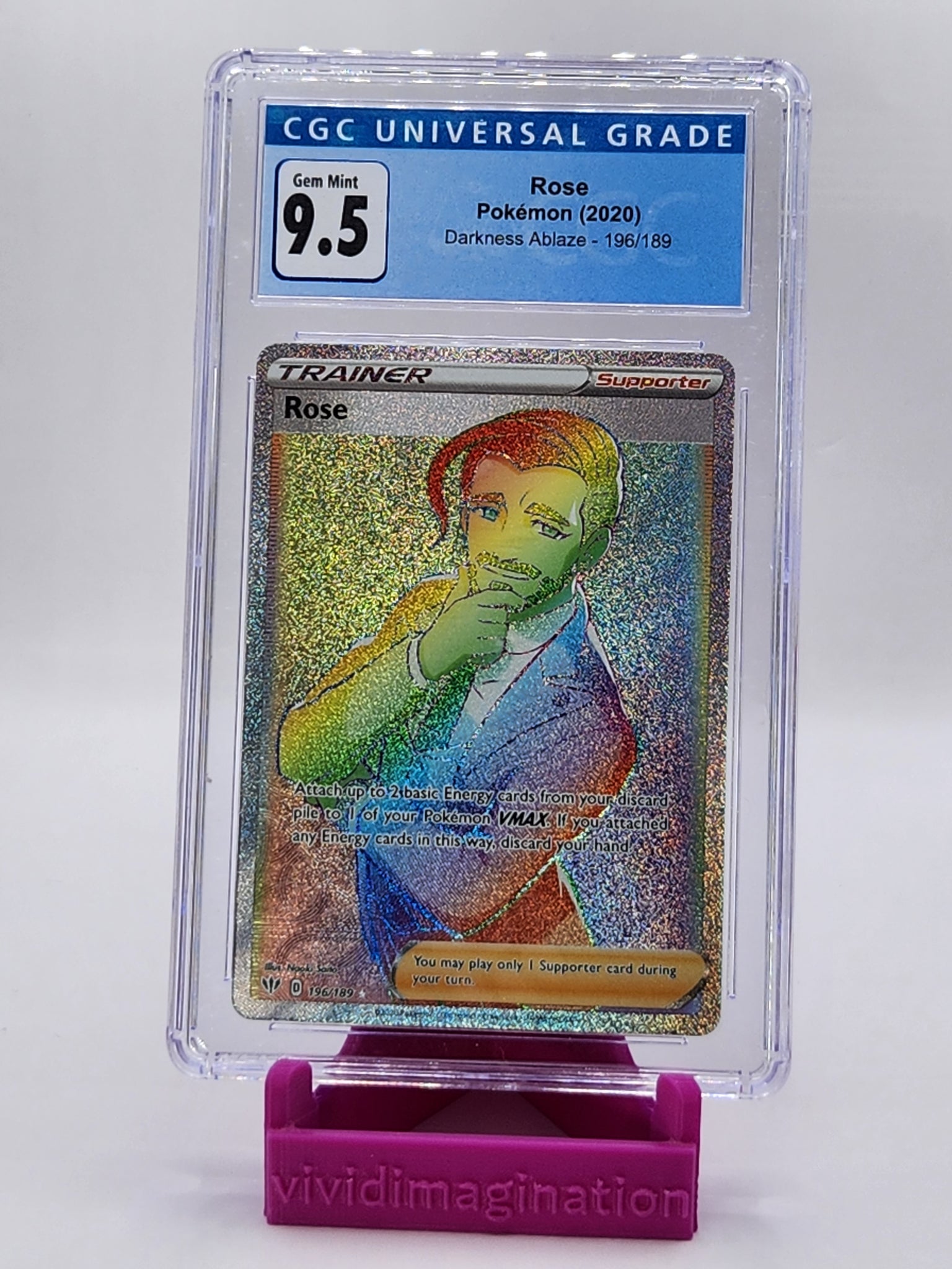 Rose 196/189 (CGC 9.5) - All the best items from Vivid Imagination Cards and Collectibles - Just $16.99! Shop now at Vivid Imagination Cards and Collectibles