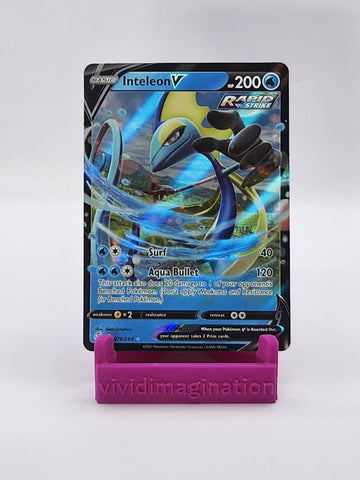 inteleon v pokemon card value Pokemon Fusion Strike Inteleon V #78