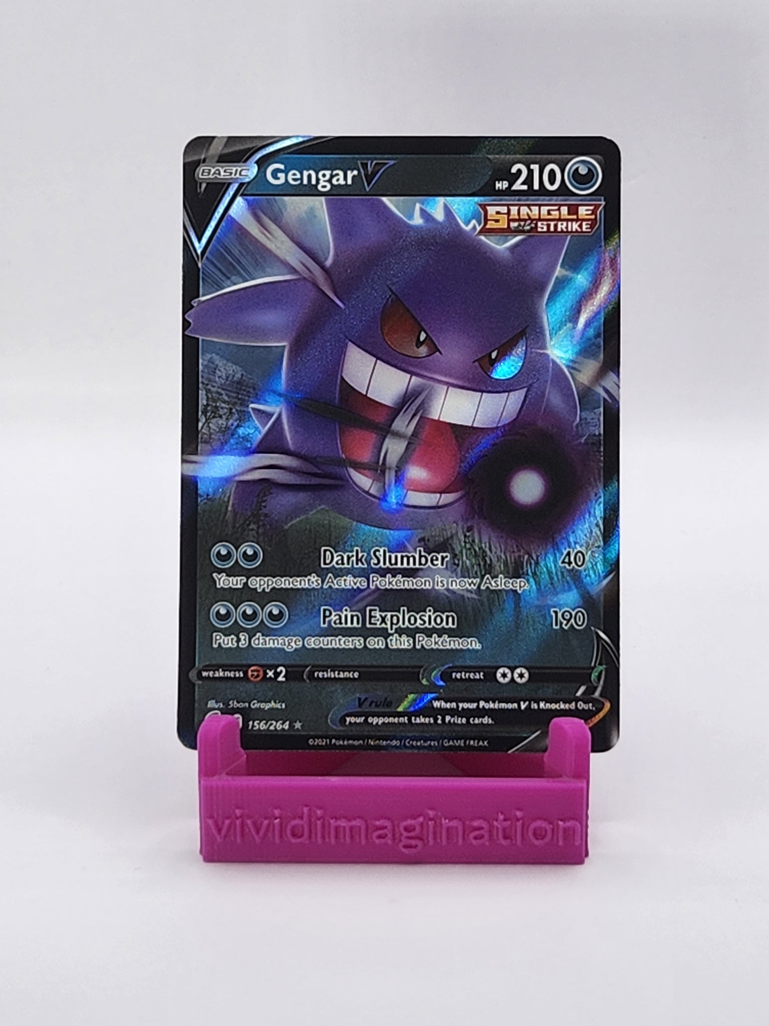 Gengar V 156/264 - All the best items from Vivid Imagination Cards and Collectibles - Just $1.49! Shop now at Vivid Imagination Cards and Collectibles