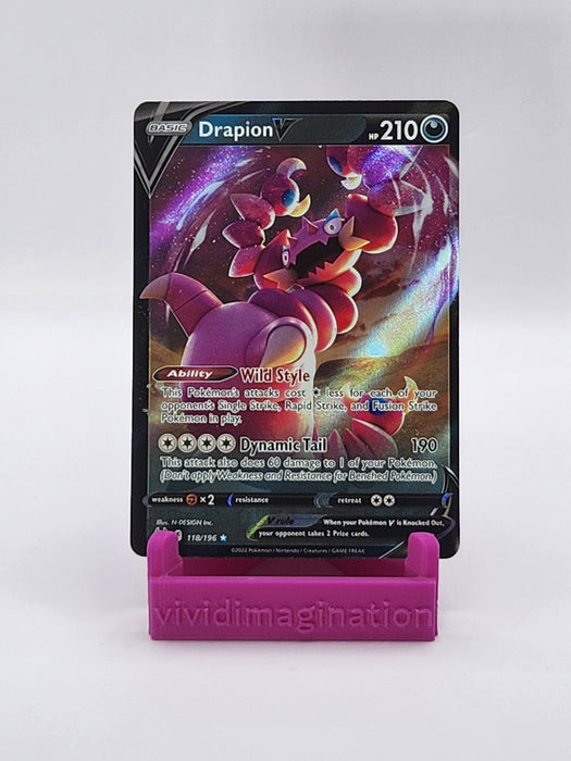 pokemon drapion card Drapion V 118/196 |Vivid Imagination Cards and Collectibles