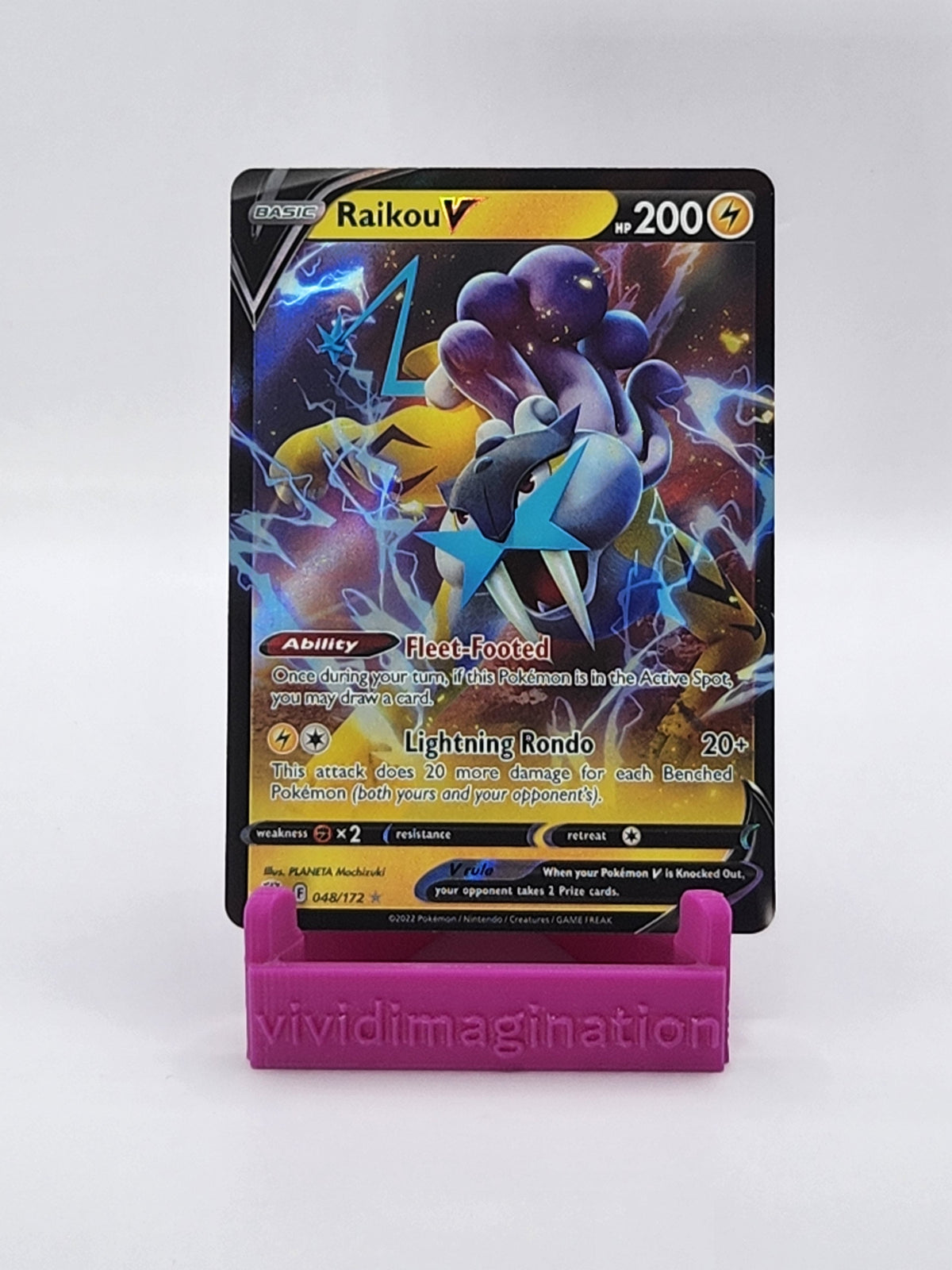 Raikou V 48/172 |Vivid Imagination Cards and Collectibles Raikou V 48/172 |Vivid Imagination Cards and Collectibles