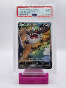 Galarian Perrserker V 184/196 (PSA 9) - All the best items from Vivid Imagination Cards and Collectibles - Just $29.99! Shop now at Vivid Imagination Cards and Collectibles