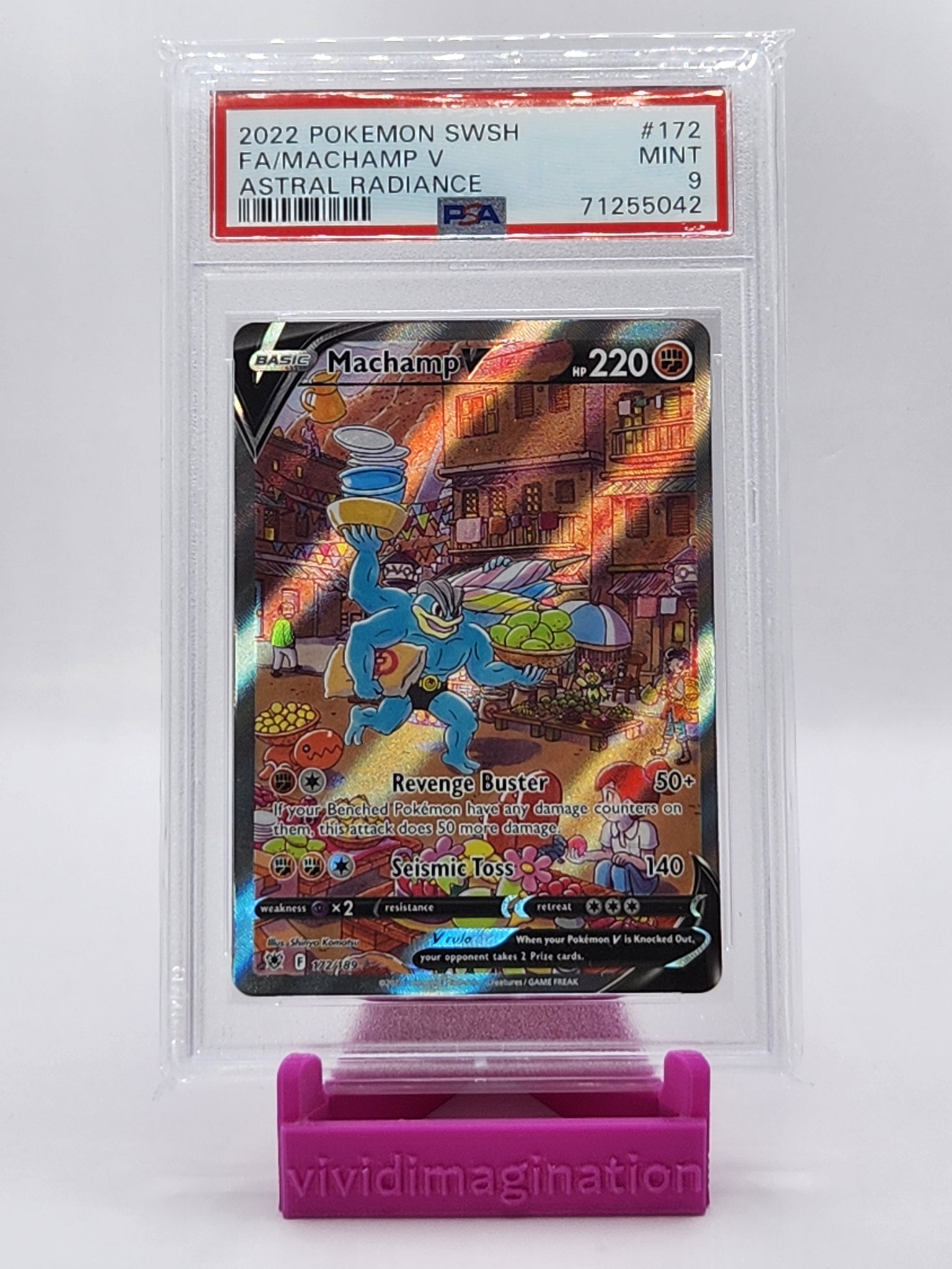 Machamp V 172/189 (PSA 9) - All the best items from Vivid Imagination Cards and Collectibles - Just $124.99! Shop now at Vivid Imagination Cards and Collectibles