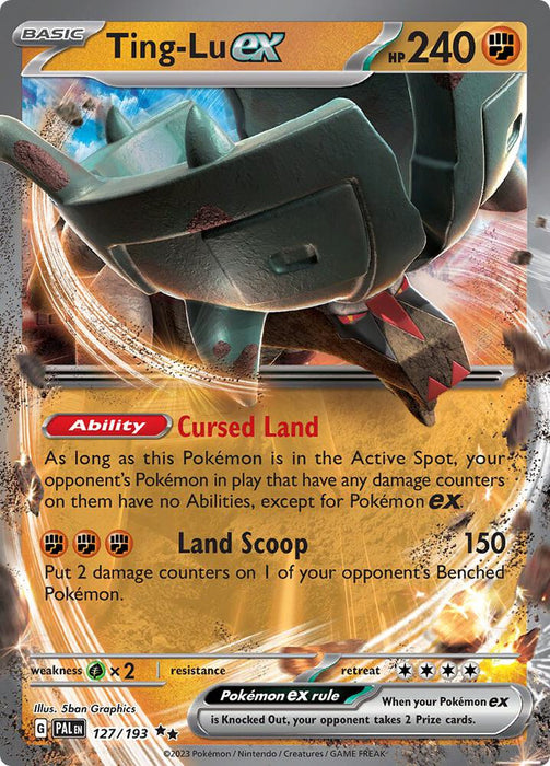 Ting-Lu ex 127/193 - All the best items from Vivid Imagination Cards and Collectibles - Just $1.35! Shop now at Vivid Imagination Cards and Collectibles