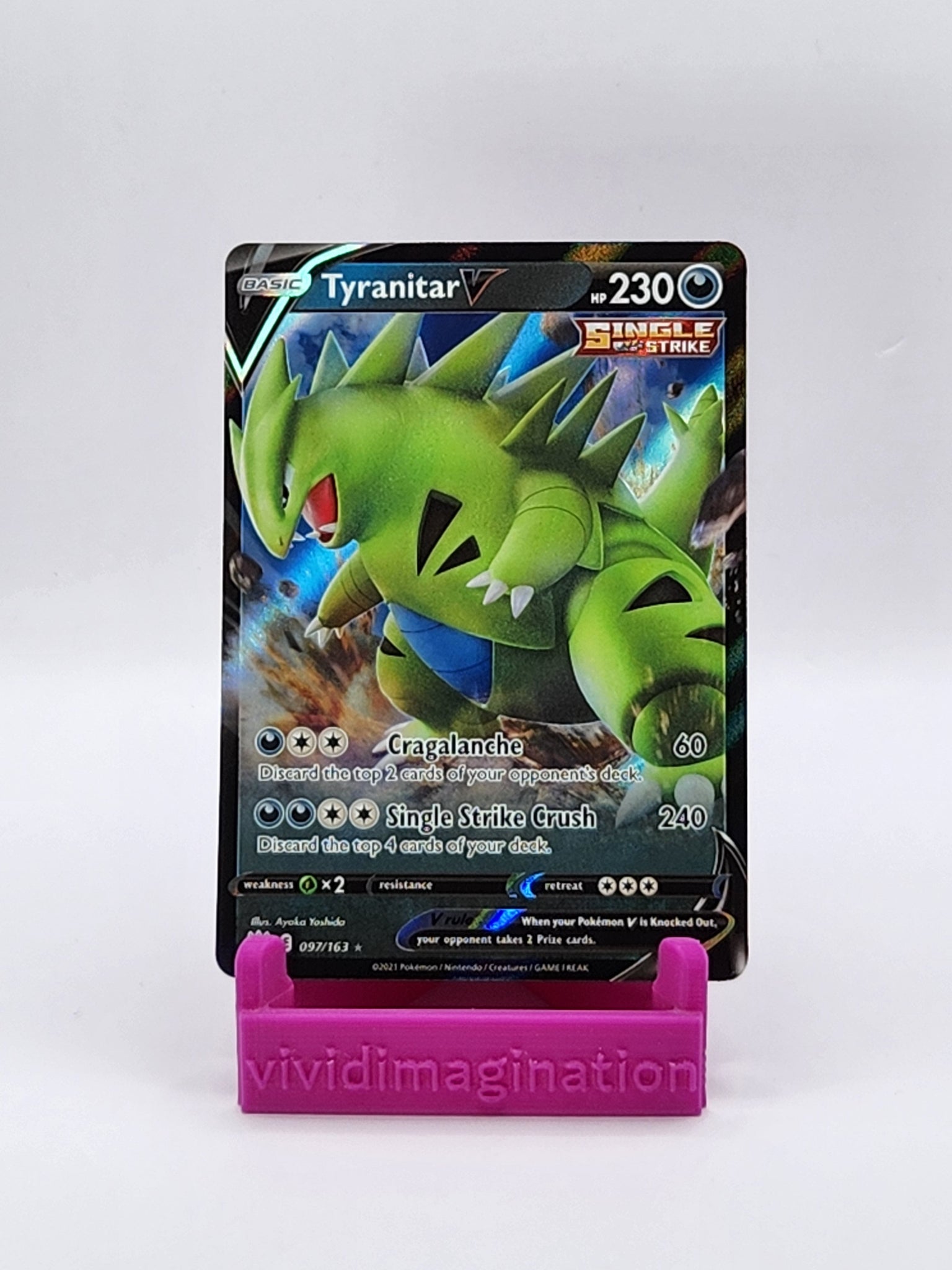 Tyranitar V 97/163 - All the best items from Vivid Imagination Cards and Collectibles - Just $1.49! Shop now at Vivid Imagination Cards and Collectibles
