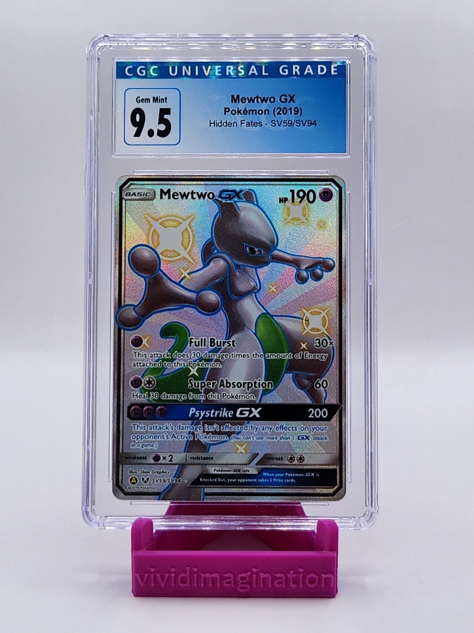 Mewtwo GX SV59/SV94 (CGC 9.5) - All the best items from Vivid Imagination Cards and Collectibles - Just $69.69! Shop now at Vivid Imagination Cards and Collectibles