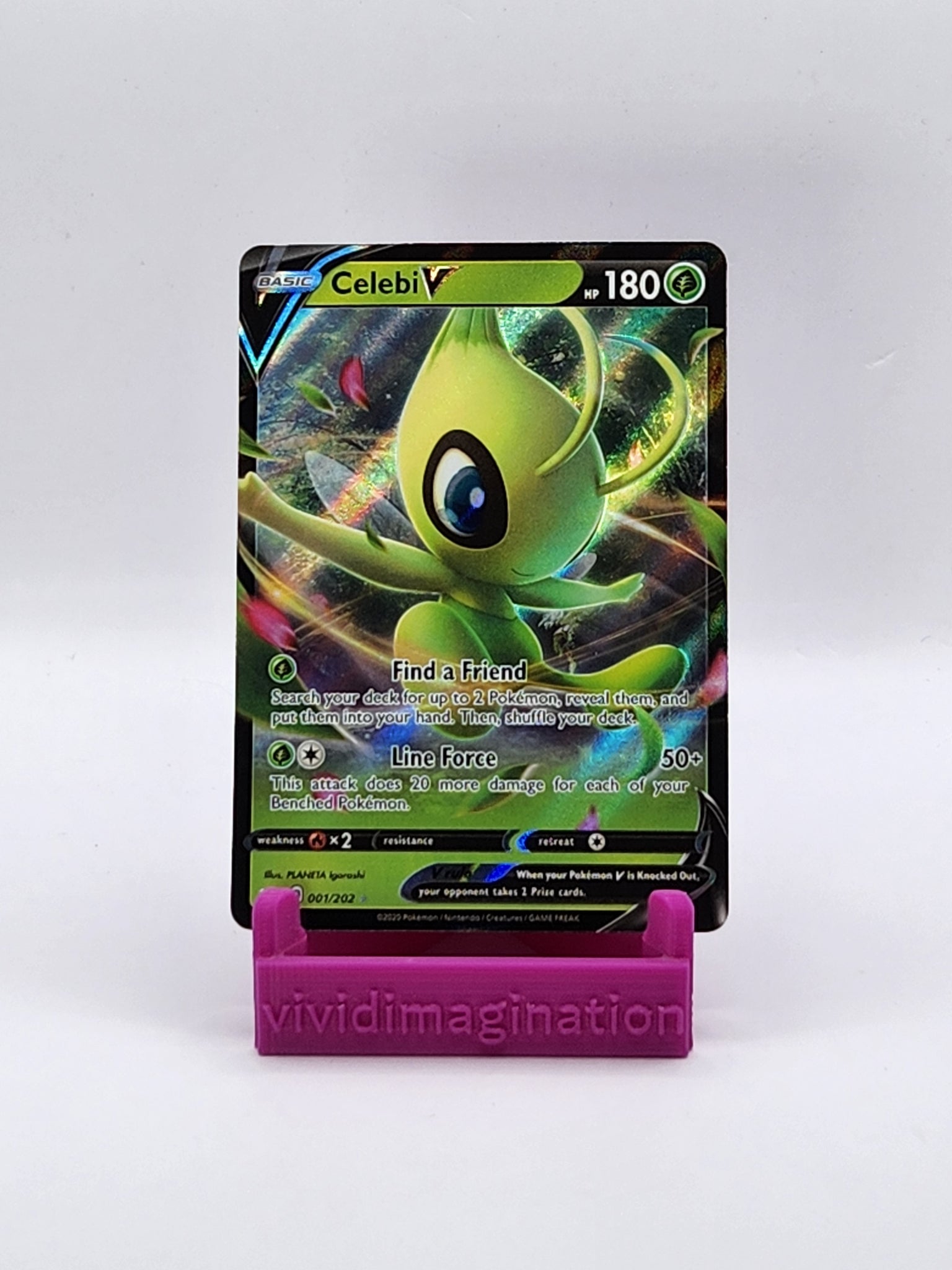 Celebi V 1/202 - All the best items from Vivid Imagination Cards and Collectibles - Just $0.85! Shop now at Vivid Imagination Cards and Collectibles
