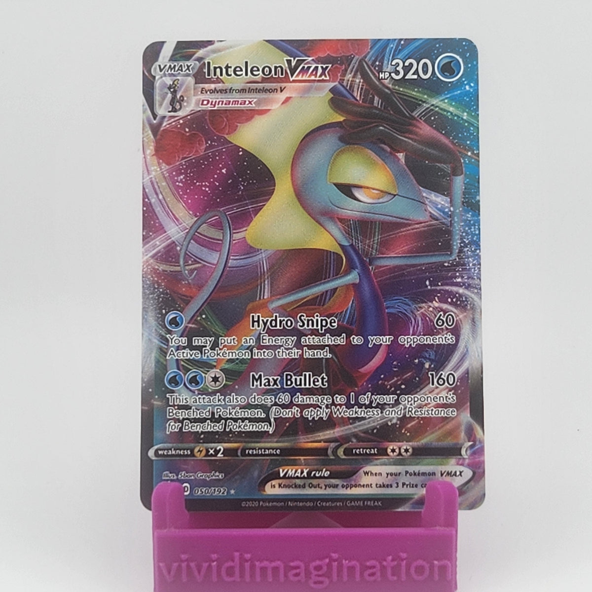 Inteleon VMAX 50/192 |Vivid Imagination Cards and Collectibles Inteleon VMAX 50/192 |Vivid Imagination Cards and Collectibles