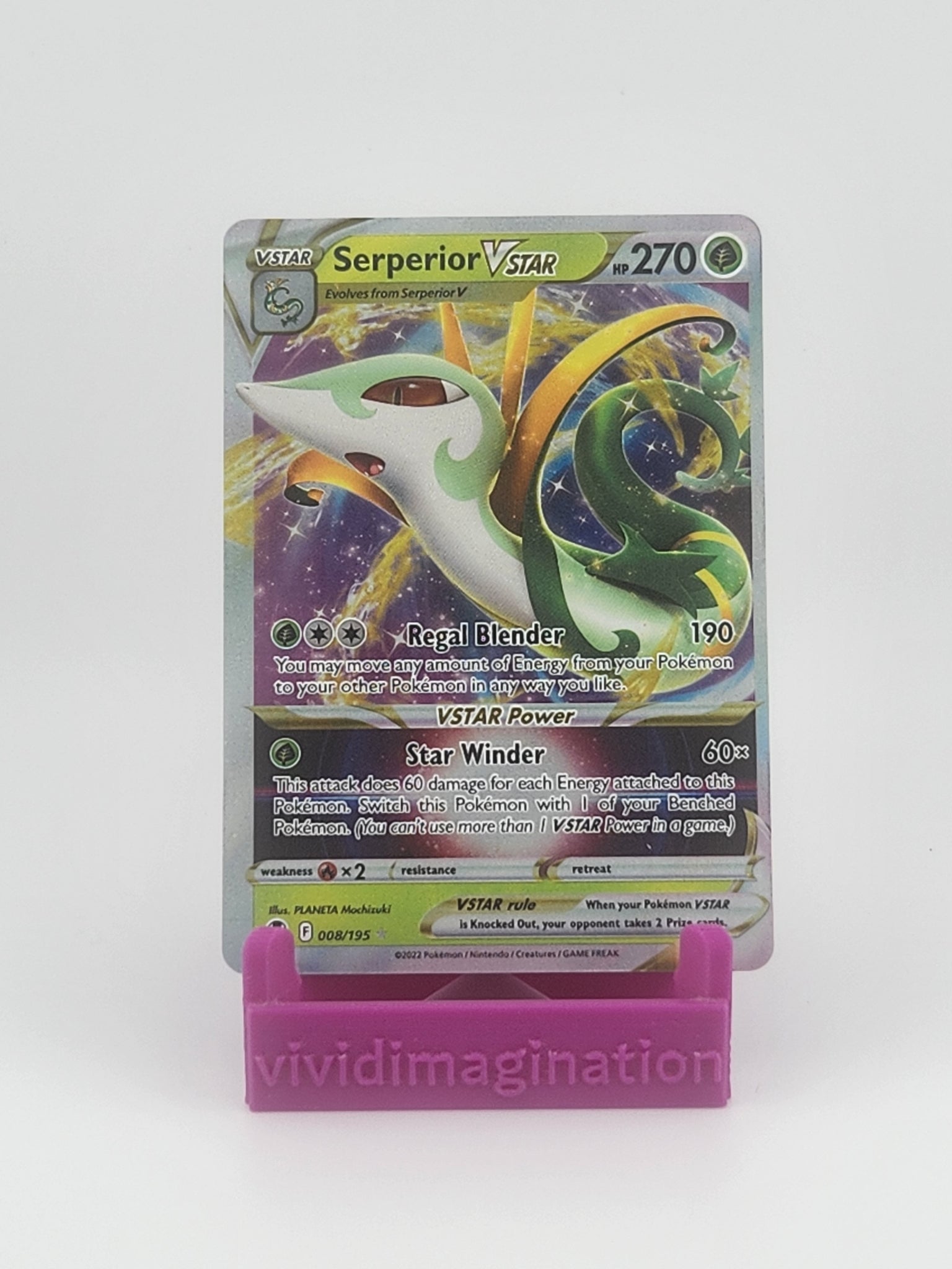 Serperior VSTAR 8/195 - All the best items from Vivid Imagination Cards and Collectibles - Just $1.49! Shop now at Vivid Imagination Cards and Collectibles