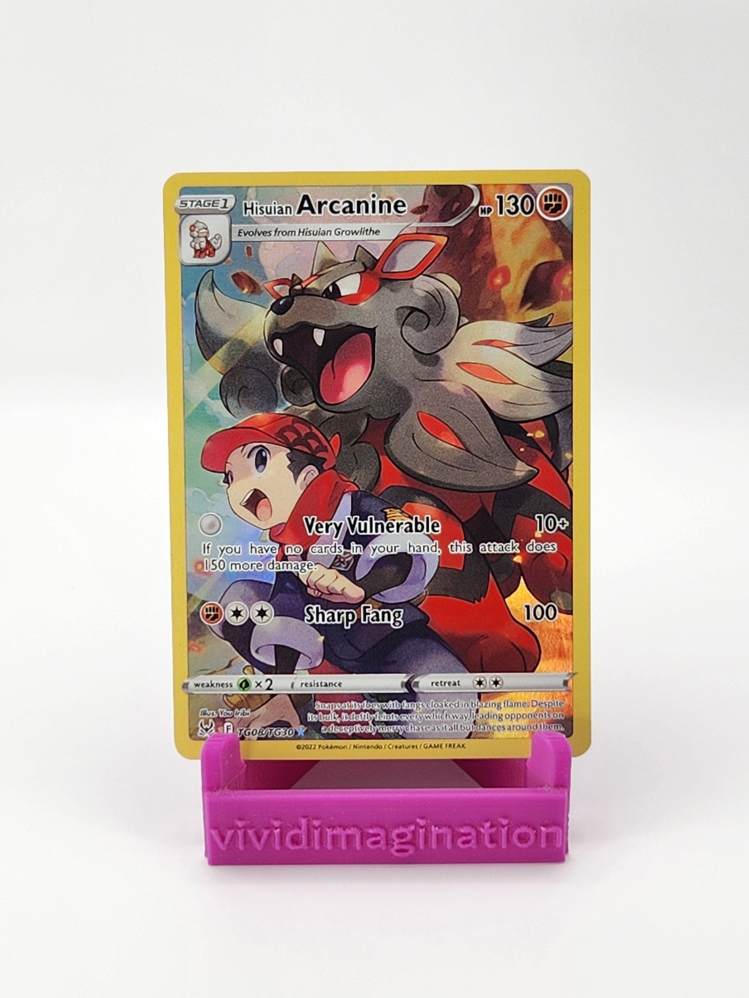 Hisuian Arcanine TG08/TG30 - All the best items from Vivid Imagination Cards and Collectibles - Just $0.75! Shop now at Vivid Imagination Cards and Collectibles