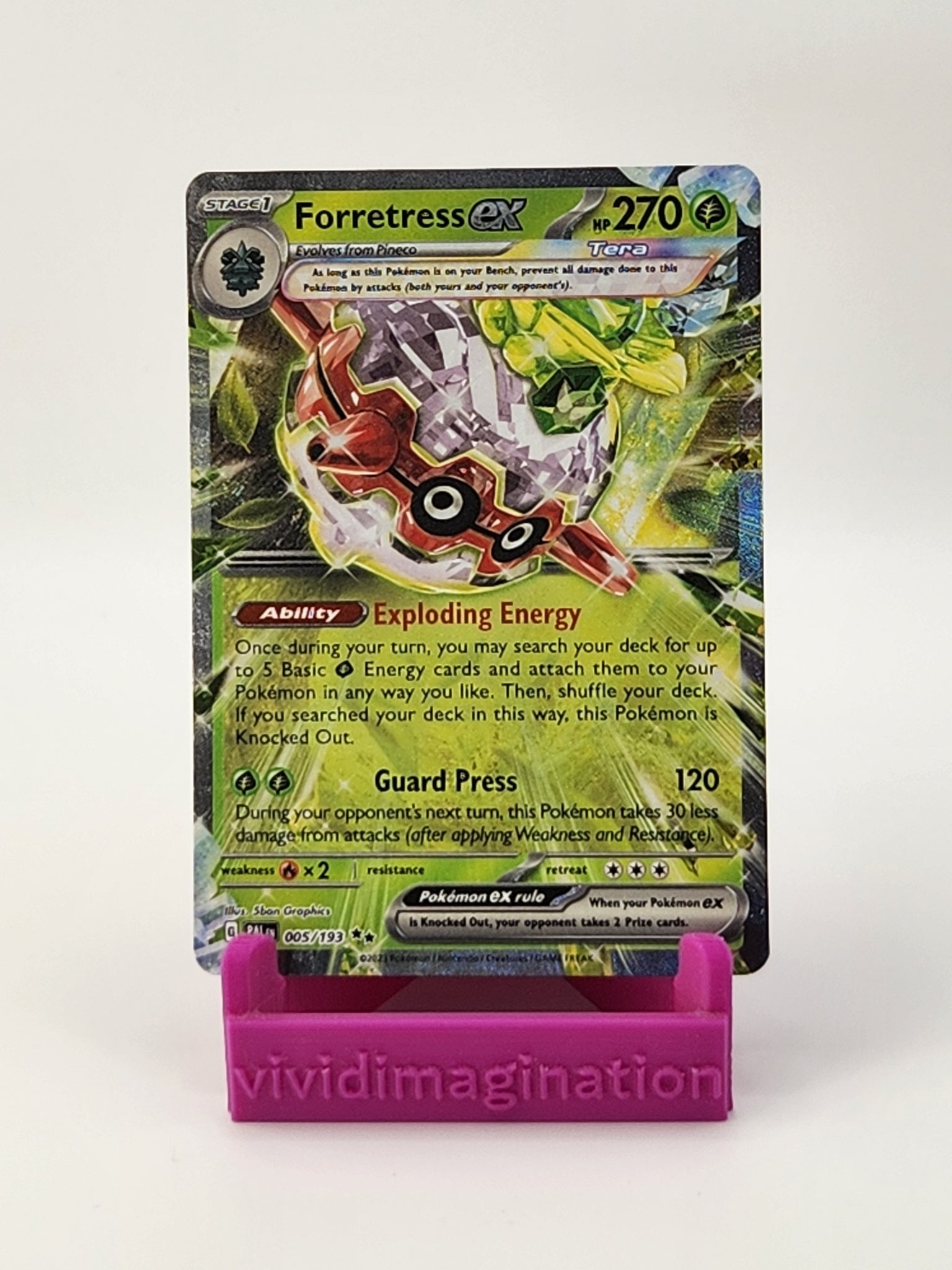 Forretress ex 005/193 - All the best items from Vivid Imagination Cards and Collectibles - Just $0.75! Shop now at Vivid Imagination Cards and Collectibles