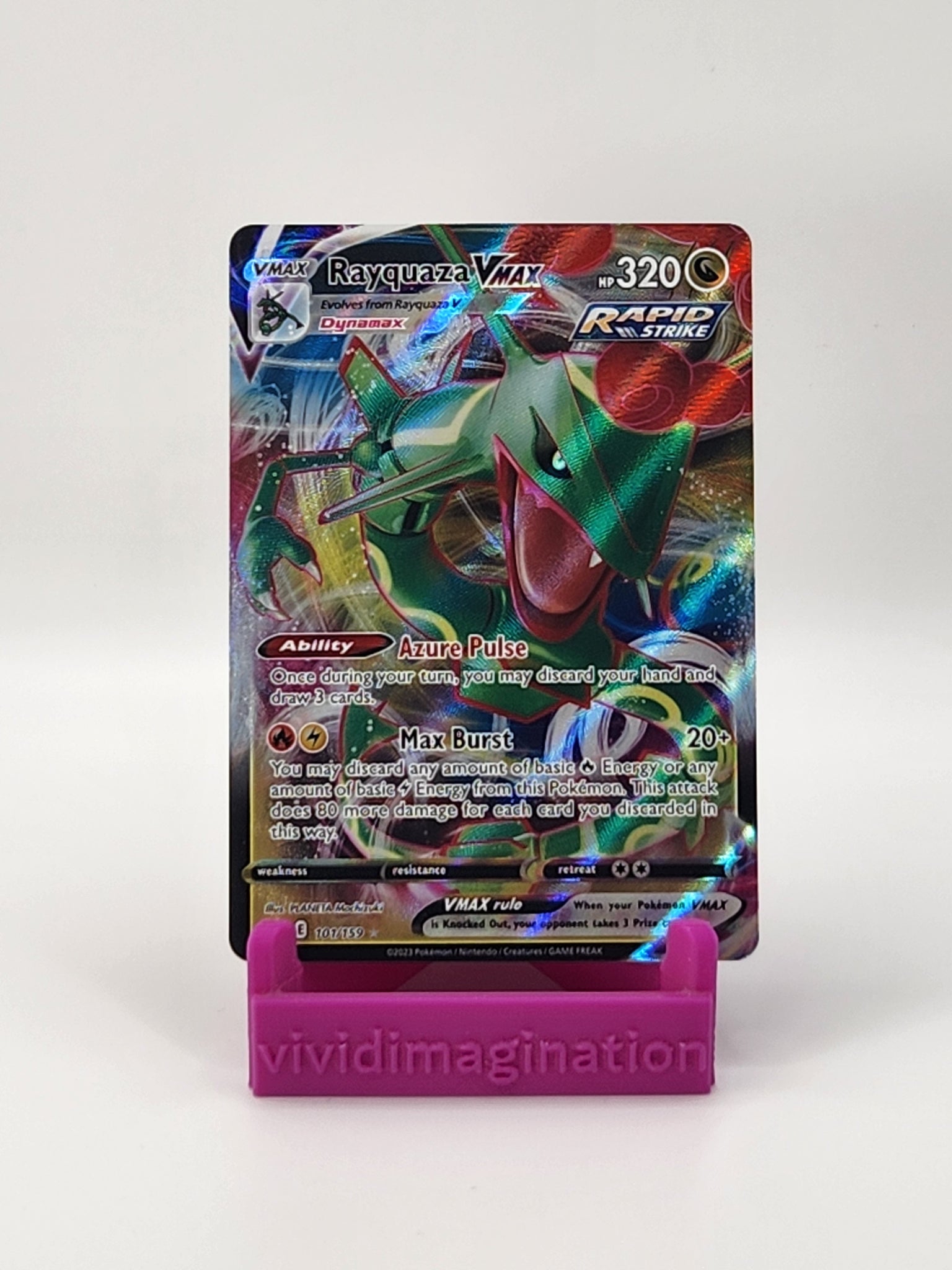 Rayquaza VMAX 101/159 - All the best items from Vivid Imagination Cards and Collectibles - Just $2.49! Shop now at Vivid Imagination Cards and Collectibles