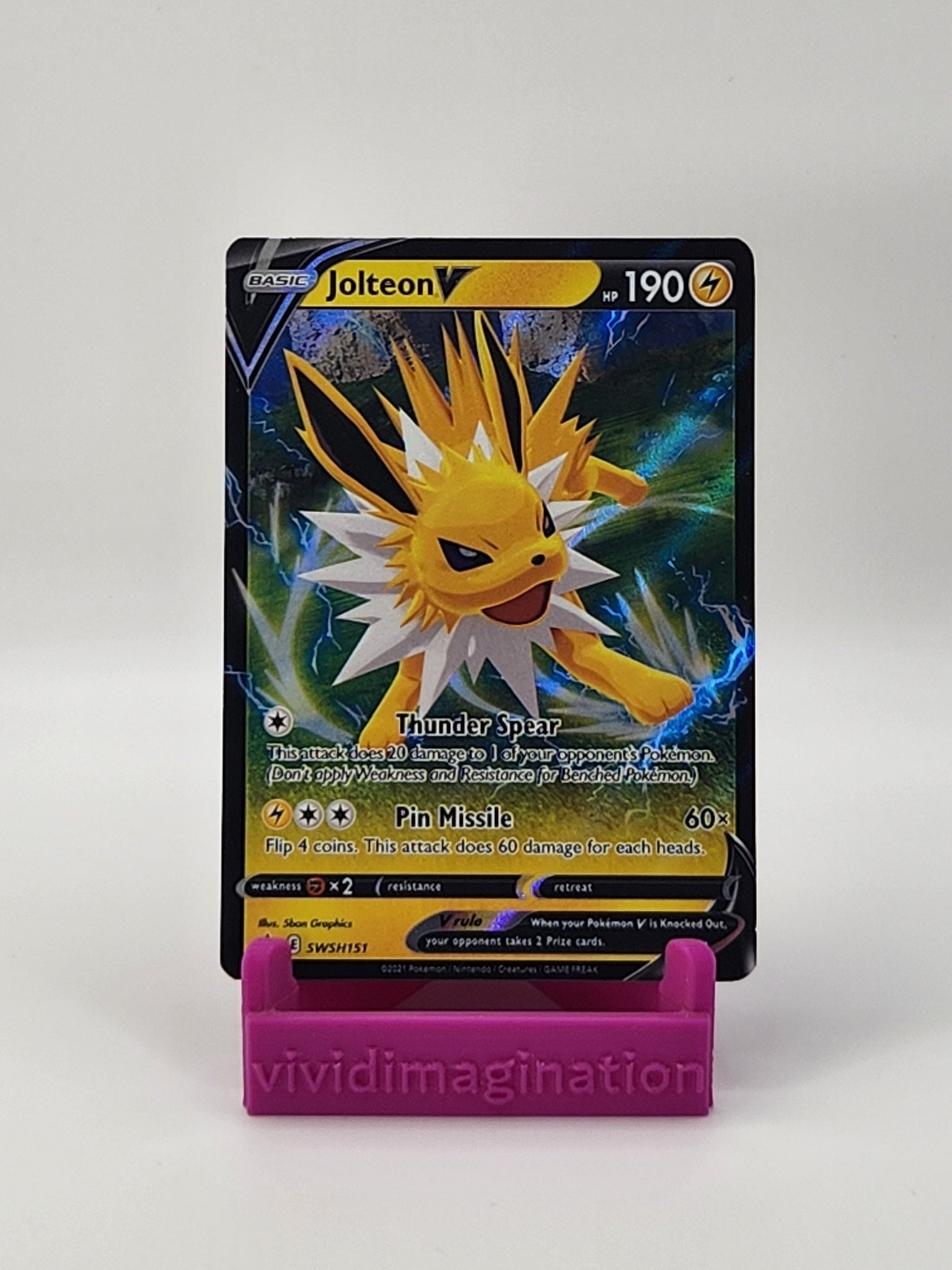 Jolteon V SWSH151 - All the best items from Vivid Imagination Cards and Collectibles - Just $1.25! Shop now at Vivid Imagination Cards and Collectibles