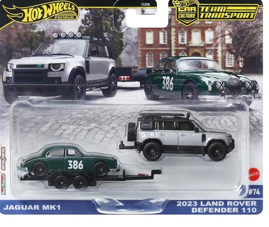Hot Wheels: Jaguar MK1 & 2023 Land Rover Defender 110