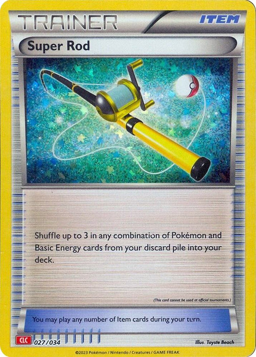 Super Rod 027/034 - All the best items from Vivid Imagination Cards and Collectibles - Just $1.55! Shop now at Vivid Imagination Cards and Collectibles