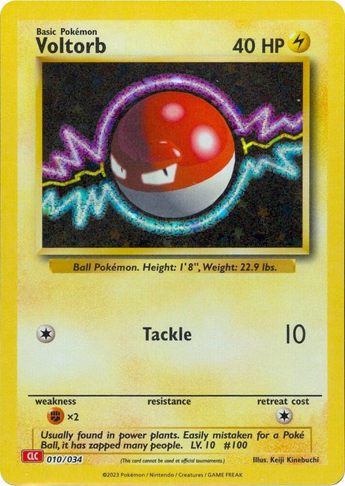 Voltorb 010/034 - All the best items from Vivid Imagination Cards and Collectibles - Just $1.49! Shop now at Vivid Imagination Cards and Collectibles