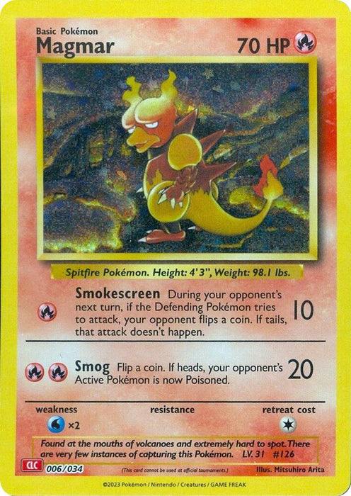Magmar 006/034 - All the best items from Vivid Imagination Cards and Collectibles - Just $3.25! Shop now at Vivid Imagination Cards and Collectibles